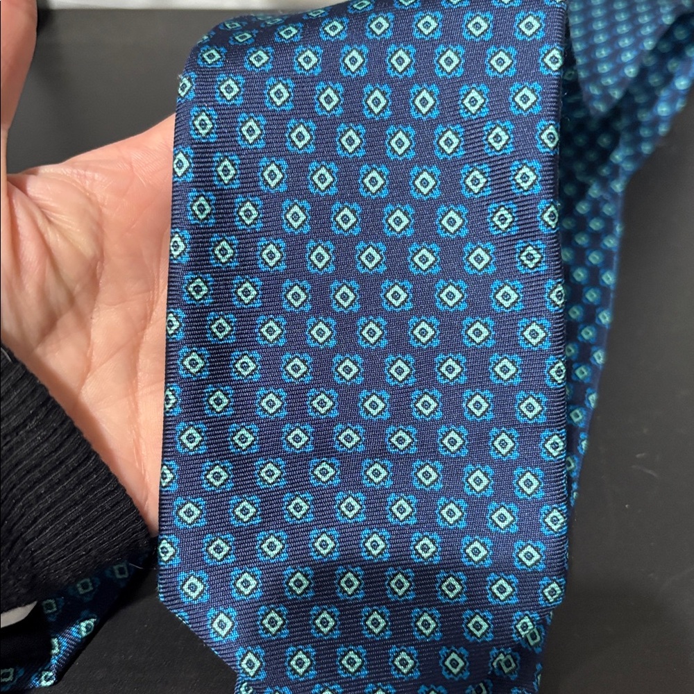 Bonobos Blue Patterned Men's Tie - Picture 4 of 8
